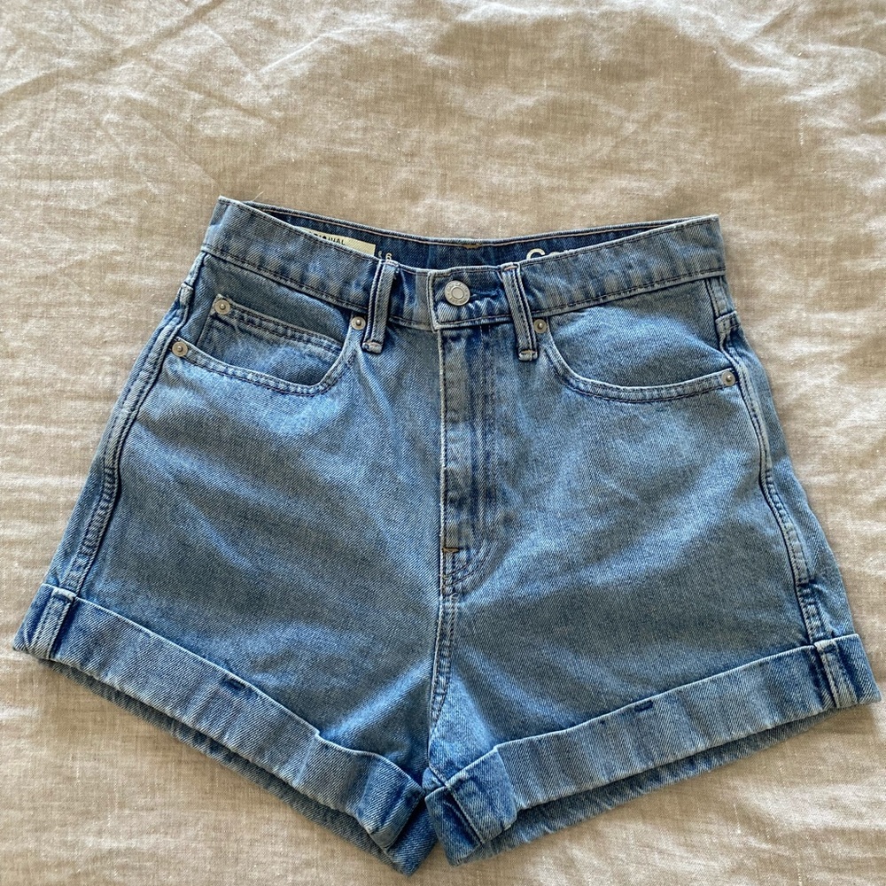 Vintage High Waisted Jean Shorts